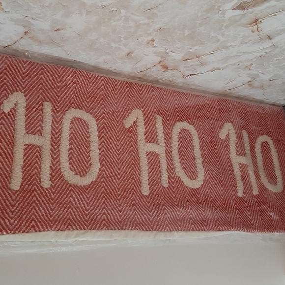 West Elm Ho Ho Ho Lumbar Pillow Cover - Picture 2 of 16